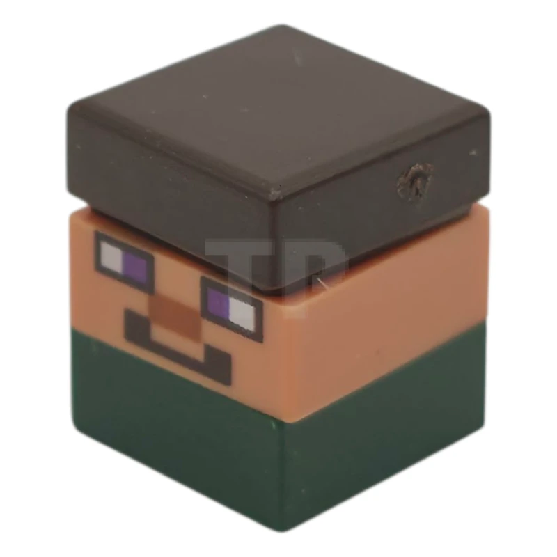 LEGO&reg; min234 Micromob Steve - Capelli corti e castano scuro