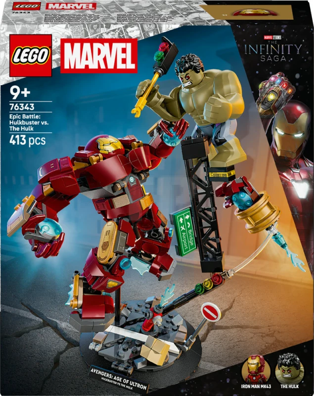 LEGO&reg; 76343 Battaglia epica: Hulkbuster vs. The Hulk