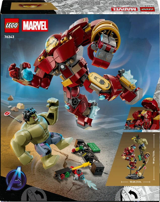 LEGO&reg; 76343 Battaglia epica: Hulkbuster vs. The Hulk
