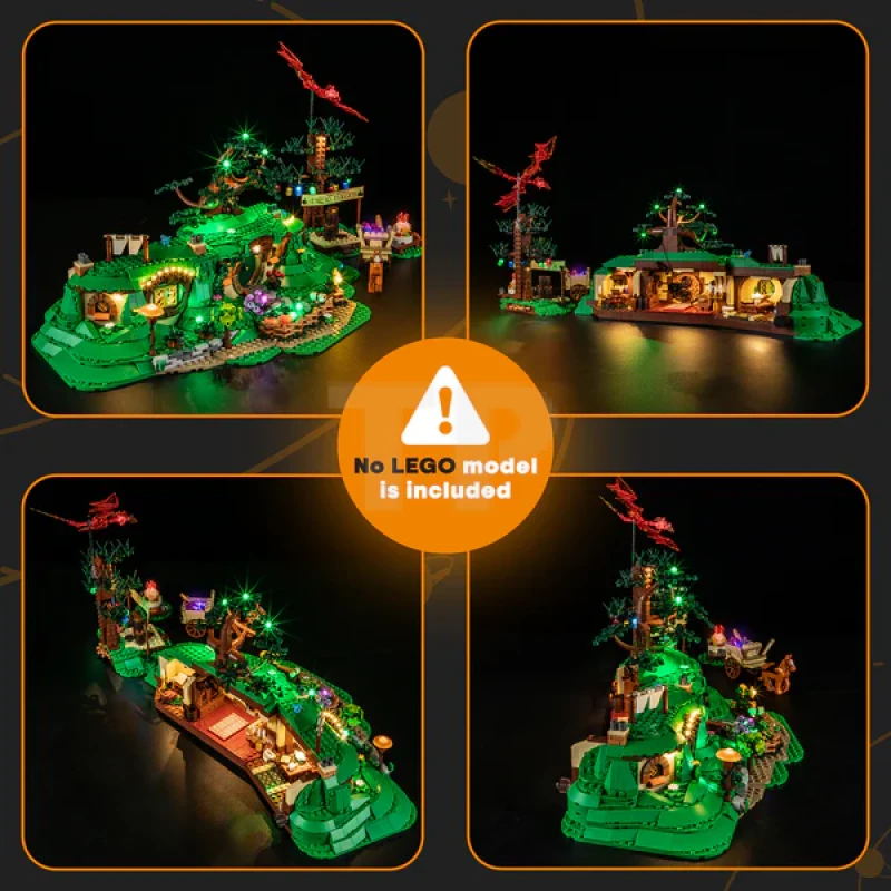 Light Kit for LEGO® 10354 The Lord of the Rings: The Shire