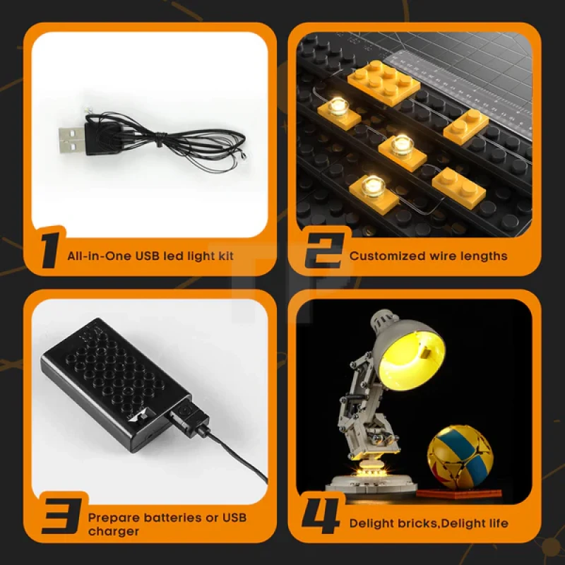 Light Kit for LEGO® 21357 Disney Pixar Luxo Jr.