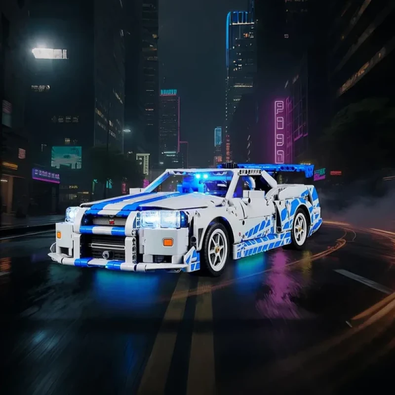 Light Kit for LEGO® 42210 2 Fast 2 Furious Nissan Skyline GT-R (R34) Car