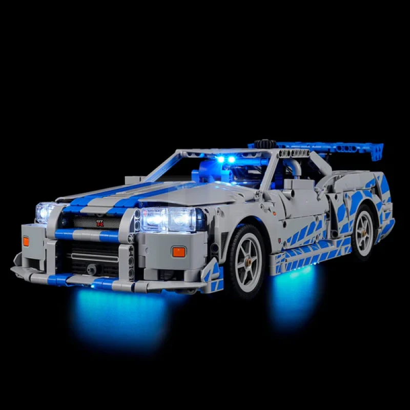 Light Kit for LEGO® 42210 2 Fast 2 Furious Nissan Skyline GT-R (R34) Car