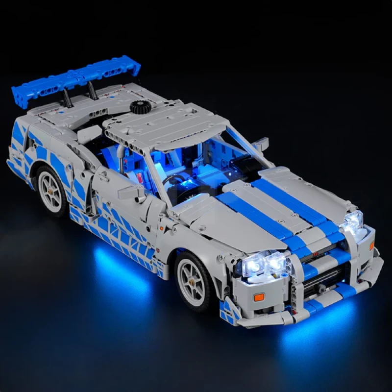 Light Kit for LEGO® 42210 2 Fast 2 Furious Nissan Skyline GT-R (R34) Car