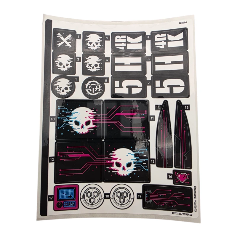 LEGO&reg; 6535442 - Autocollant pour l'ensemble 71500