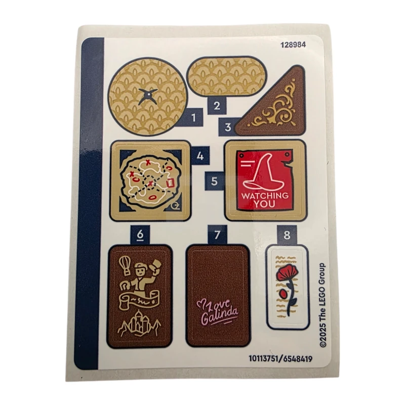 LEGO&reg; 6548419 - Autocollant pour l'ensemble 75687