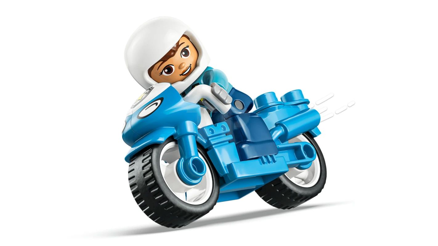 LEGO&reg; 10471 Blue Police Motorcycle