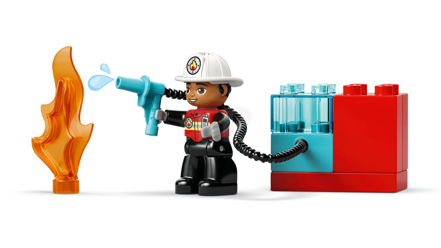 LEGO&reg; 10473 Fire Truck with Hose and Firefighter