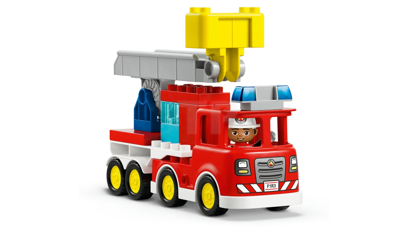 LEGO&reg; 10473 Fire Truck with Hose and Firefighter