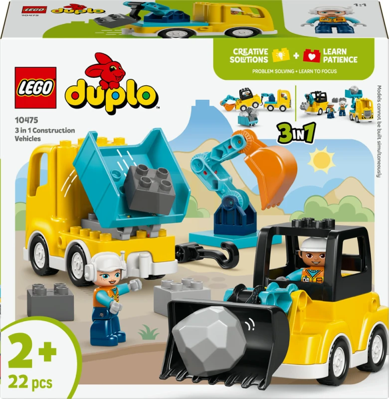 LEGO&reg; 10475 Les véhicules de chantier 3-en-1