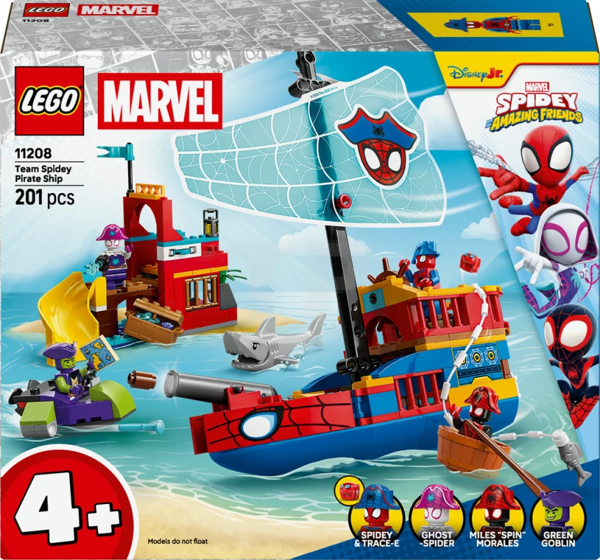 LEGO&reg; 11208 Team Spidey Pirate Ship