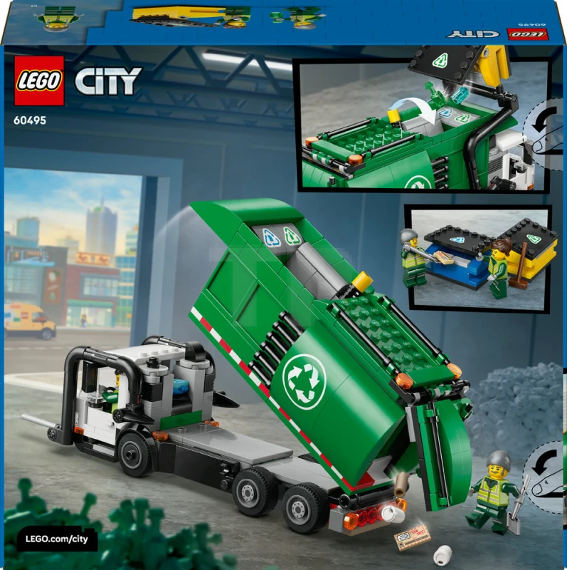 LEGO&reg; 60495 Recycling Truck