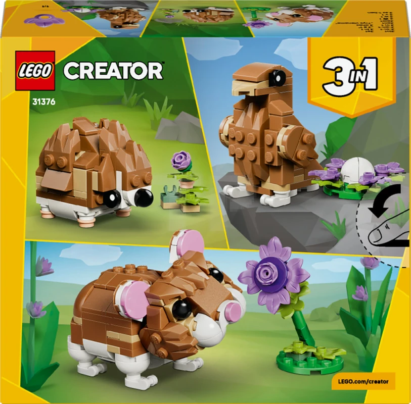 LEGO&reg; 31376 Cute Hamster with a Flower
