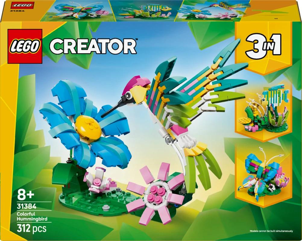 LEGO&reg; 31384 Wilde dieren: kleurrijke kolibrie