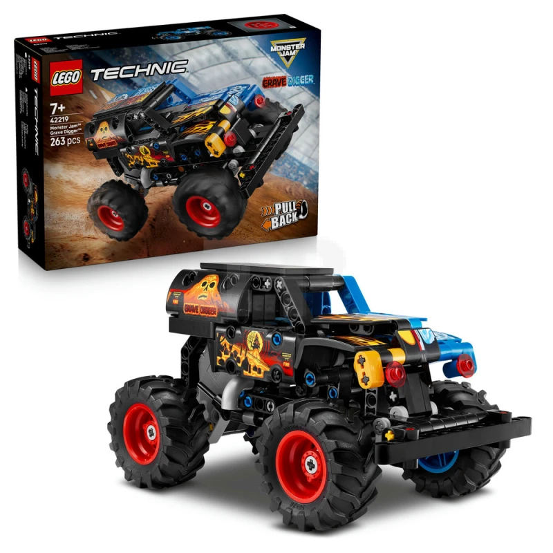 LEGO&reg; 42219 Monster Jam™ Grave Digger™ Fire and Ice