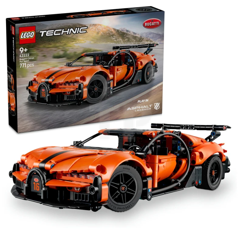 LEGO&reg; 42222 Bugatti Chiron Pur Sport Hypercar
