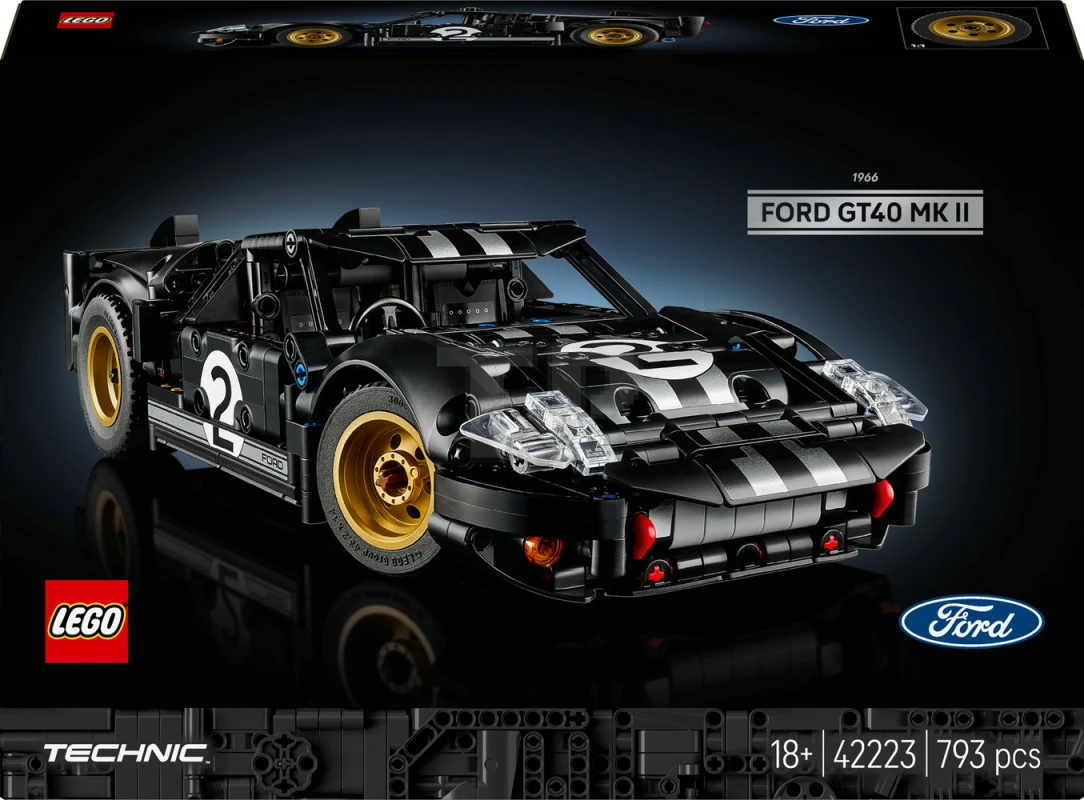 LEGO&reg; 42223 1966 Ford GT40 MKII Race Car