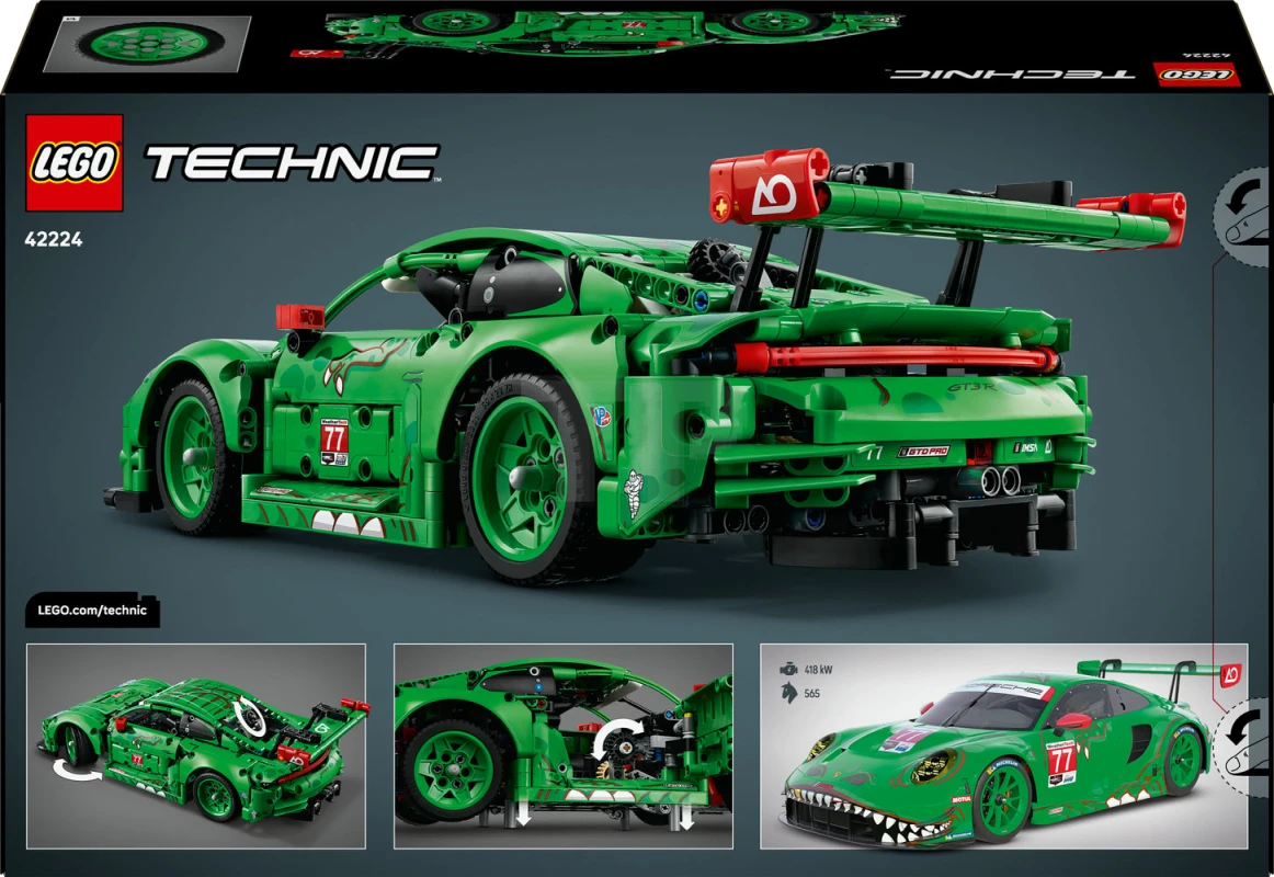 LEGO&reg; 42224 Porsche 911 GT3 R REXY AO Racing Car