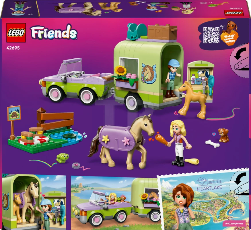 LEGO&reg; 42695 Horse & Baby Foal Trailer
