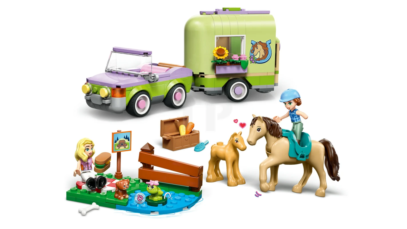 LEGO&reg; 42695 Horse & Baby Foal Trailer