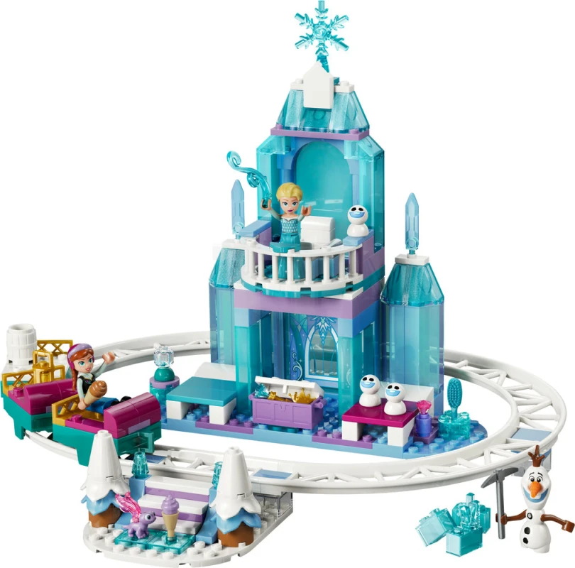 LEGO&reg; 43281 Elsa's Ice Castle & Snow Ride Adventure