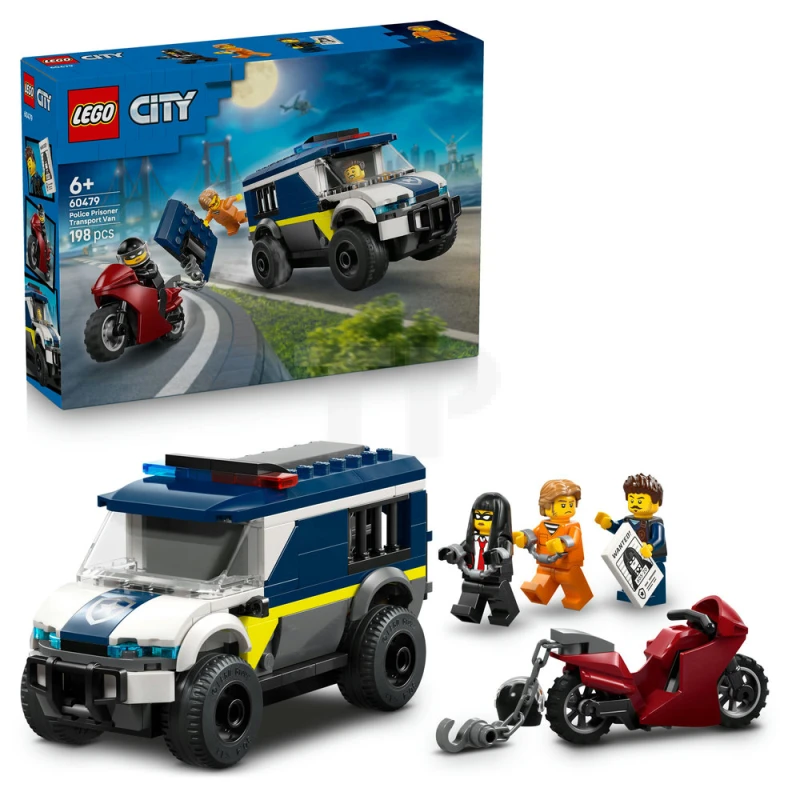 LEGO&reg; 60479 Furgoneta de Transporte Penitenciario de Policía