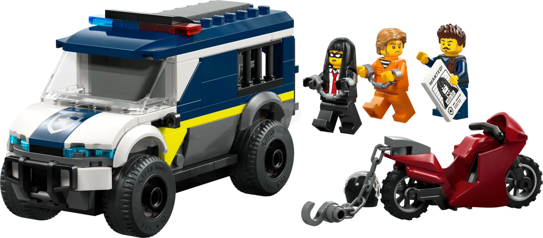 LEGO&reg; 60479 Furgoneta de Transporte Penitenciario de Policía