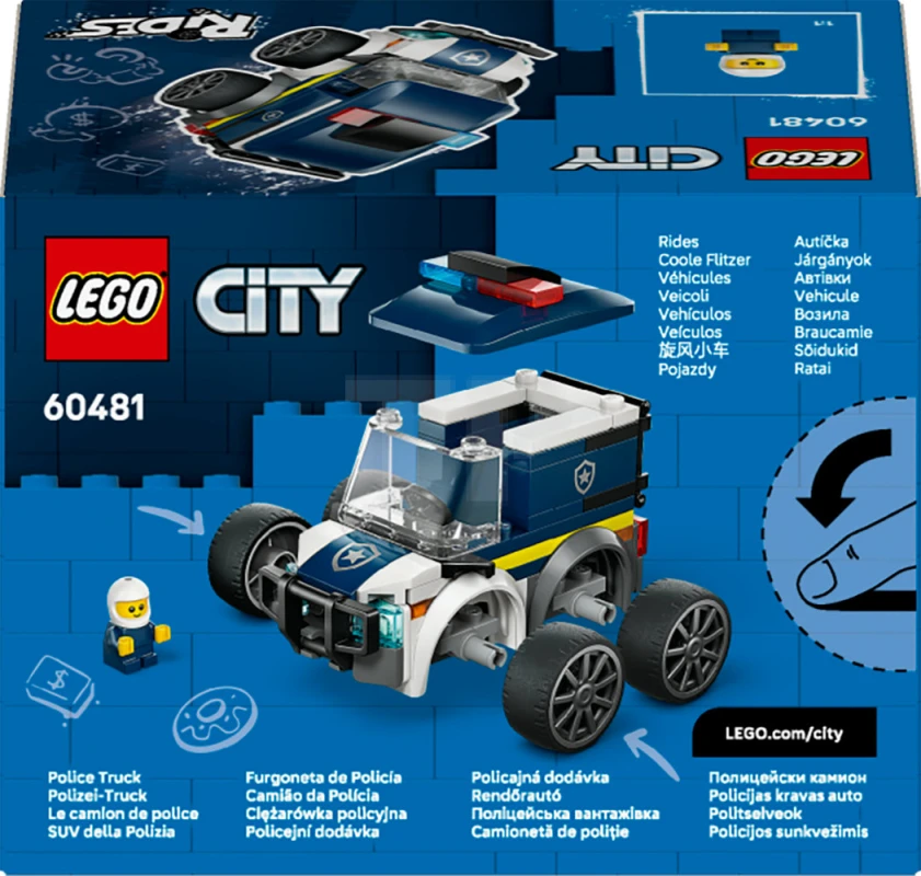 LEGO&reg; 60481 Rides – Police Truck
