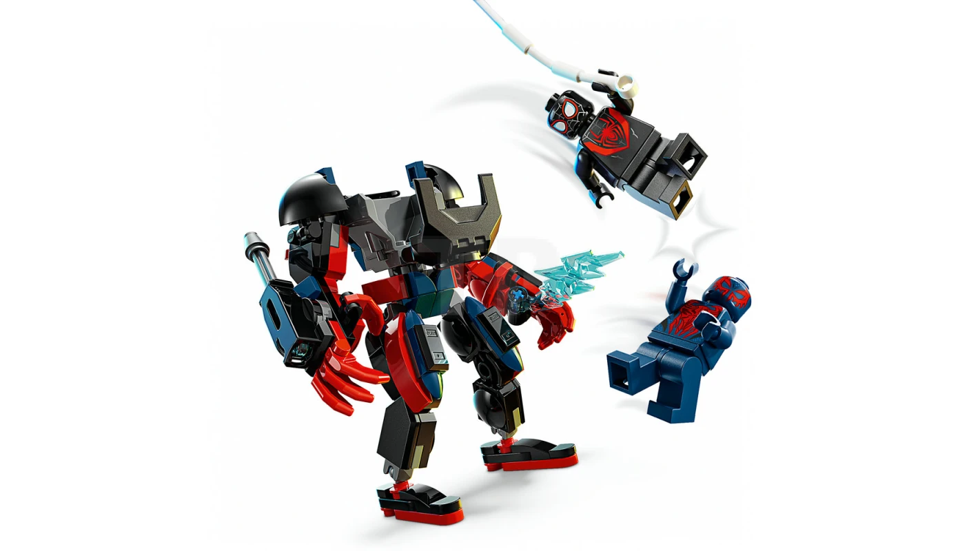 LEGO&reg; 76337 Miles Morales Mech vs. Spider-Man 2099