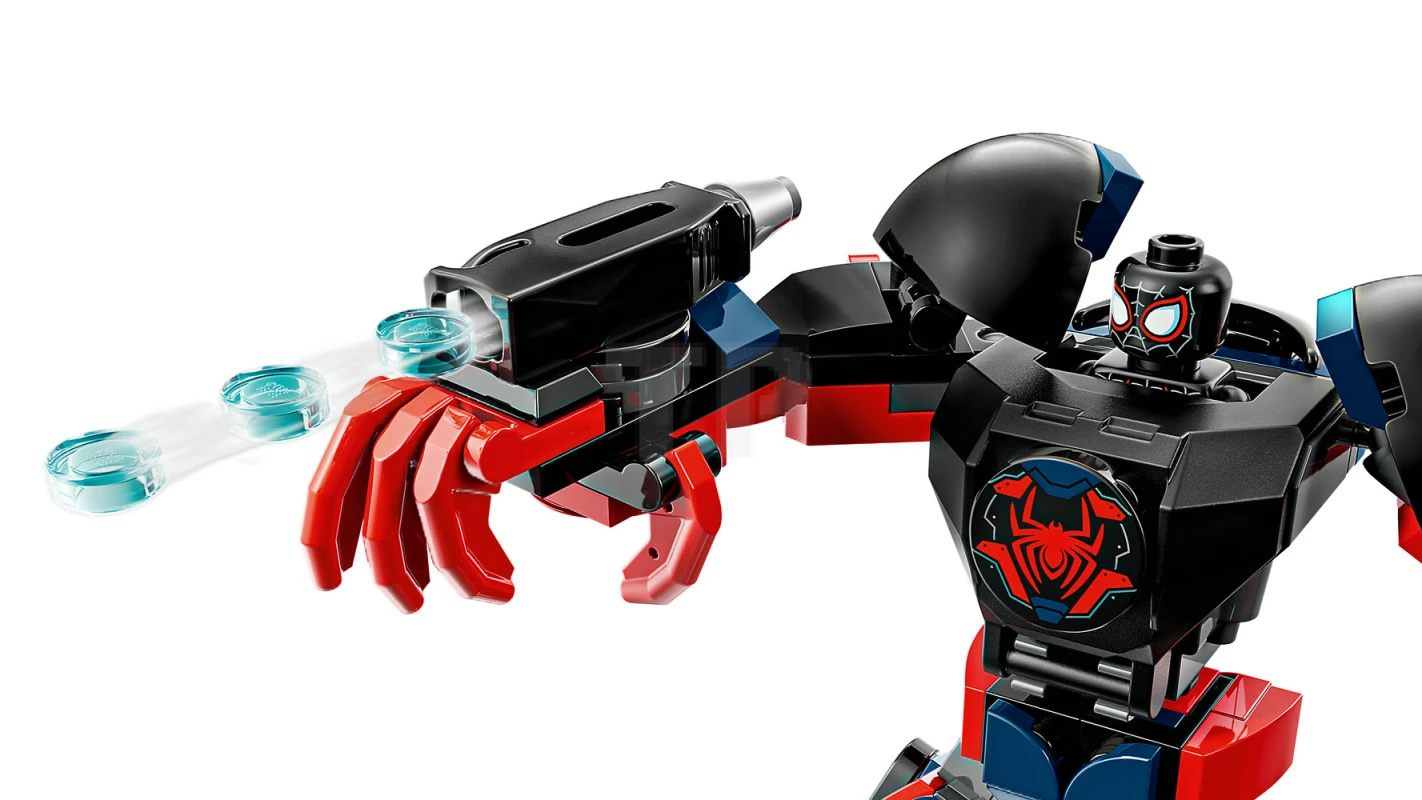 LEGO&reg; 76337 Miles Morales Mech vs. Spider-Man 2099