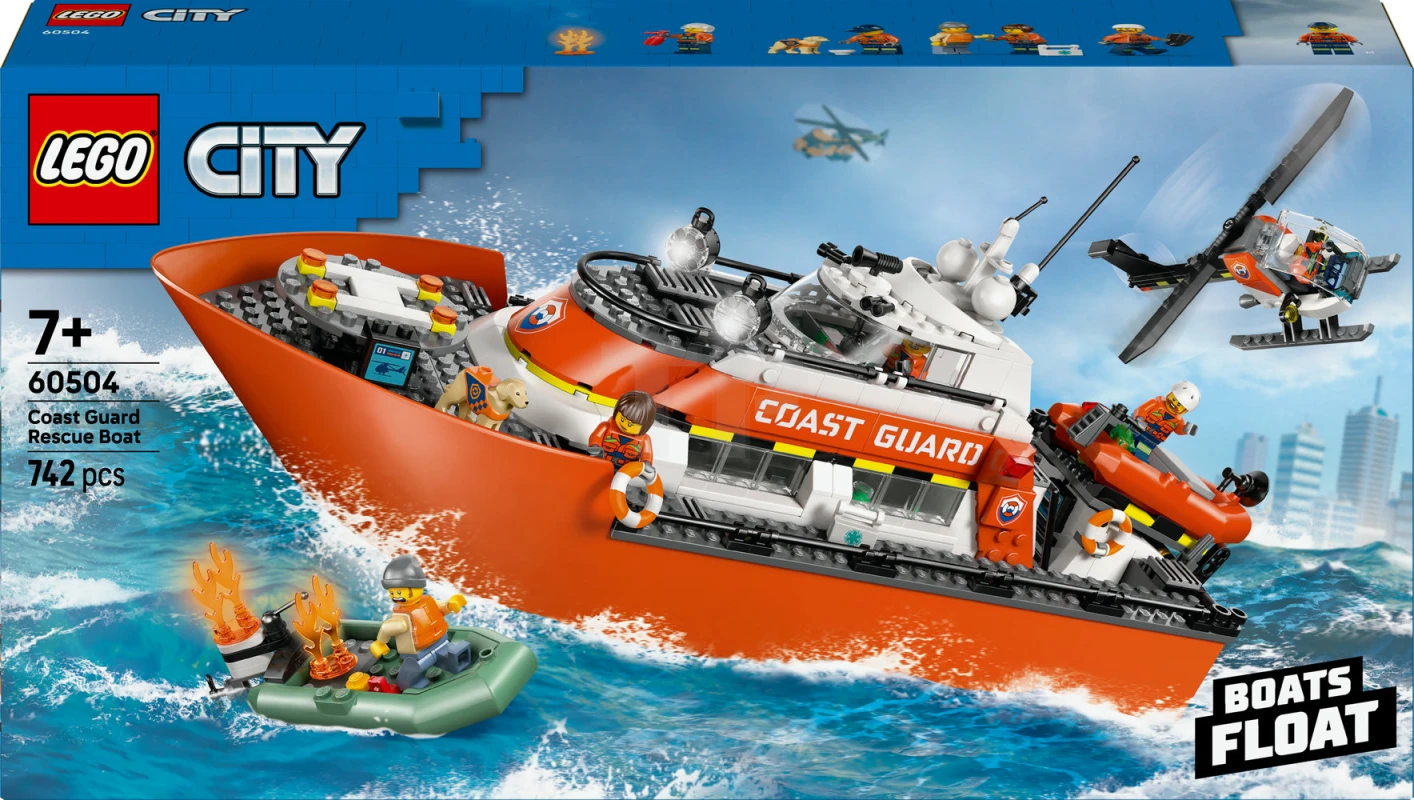 LEGO&reg; 60504 Coast Guard Rescue Boat & Helicopter