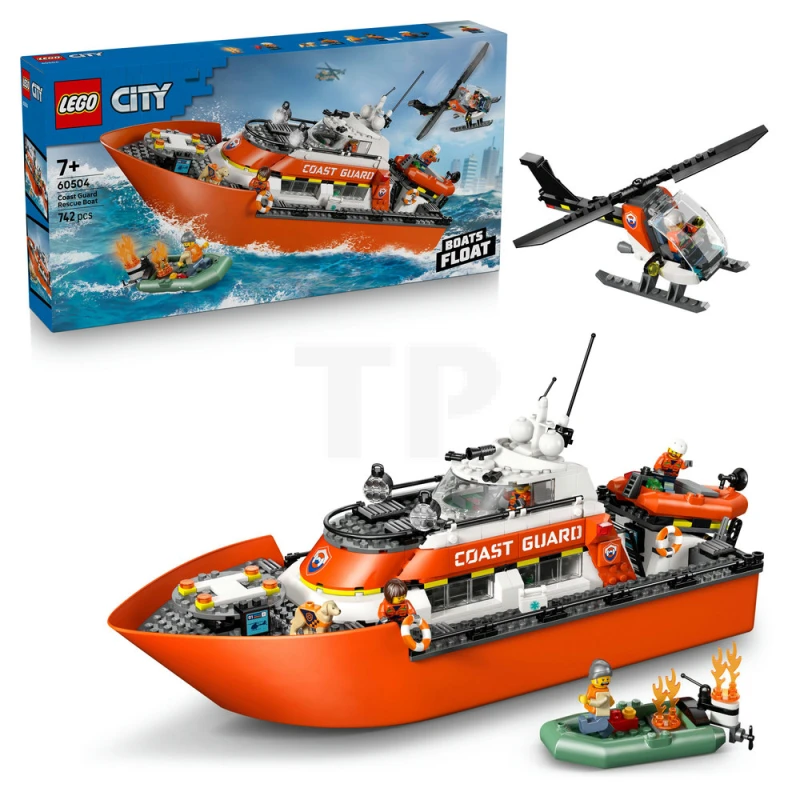 LEGO&reg; 60504 Coast Guard Rescue Boat & Helicopter