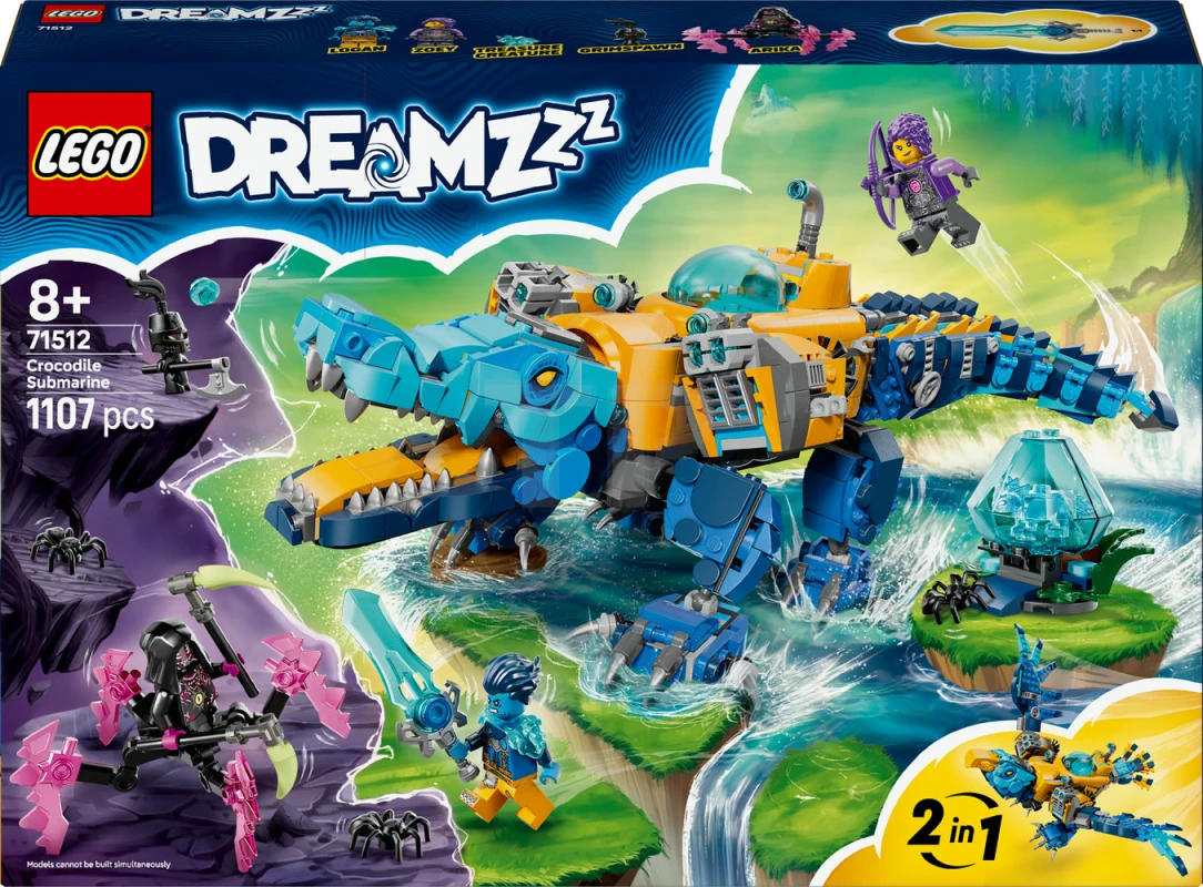 LEGO&reg; 71512 Crocodile Submarine