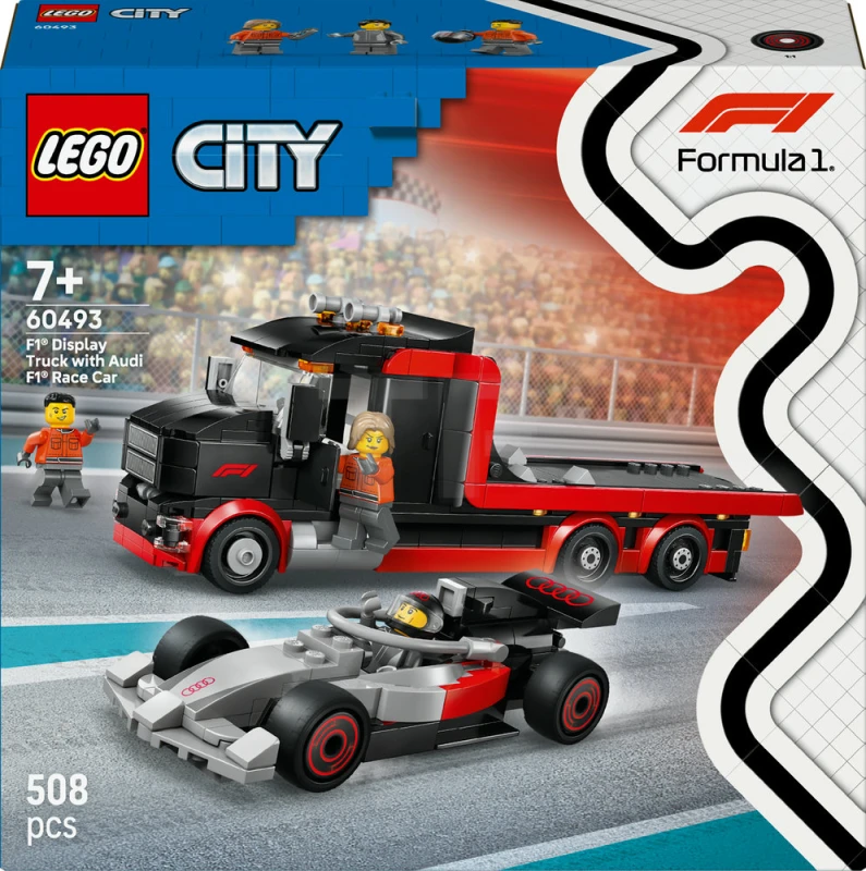 LEGO&reg; 60493 F1® Truck mit Audi F1® Rennwagen