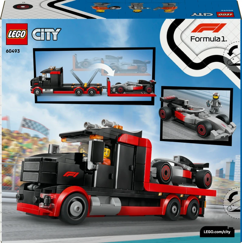 LEGO&reg; 60493 F1® Truck mit Audi F1® Rennwagen