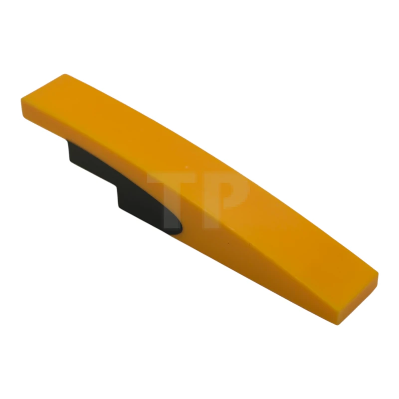 LEGO&reg; 6563949 - 6801pb11 - Slope, Curved 6 x 1 with Black Partial Oval Pattern on Both Sides