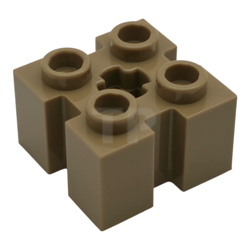 LEGO&reg; 6546101 - 90258 - Brick 2 x 2 with Grooves and Axle Hole