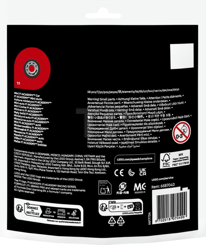 LEGO&reg; 30734 Mini F1 ACADEMY™ Car