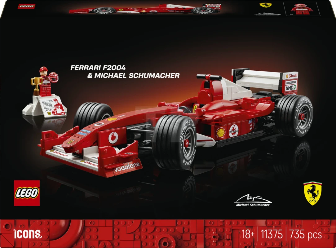 LEGO&reg; 11375 Ferrari F2004 & Michael Schumacher