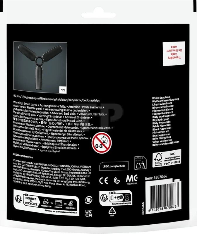 LEGO&reg; 30736 Hidroavión Blanco