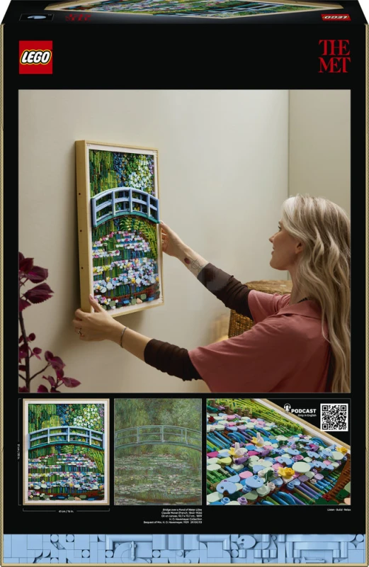 LEGO&reg; 31220 Claude Monet – Bridge over a Pond of Water Lilies