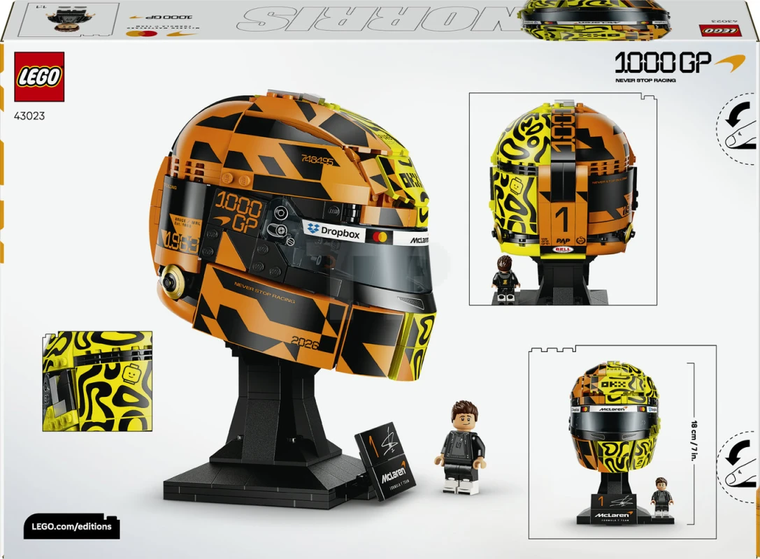 LEGO&reg; 43023 McLaren Mastercard F1® Team helm van Lando Norris