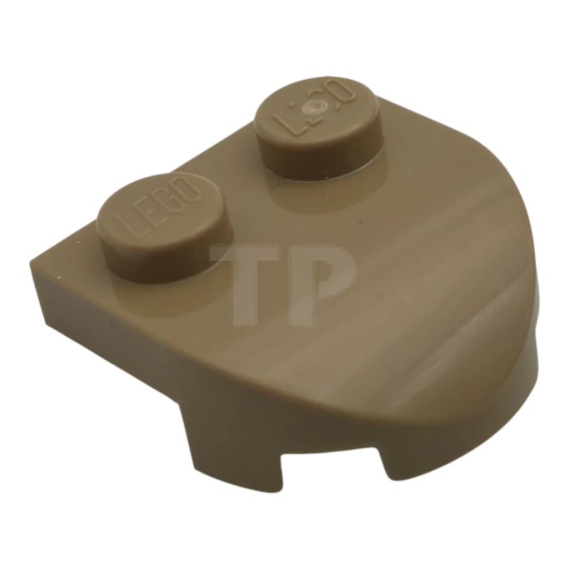 LEGO&reg; 6564888 - 7037 - Brick, Round 2 x 2 x 2/3 Half Circle Extended with 2 Studs and Curved Top