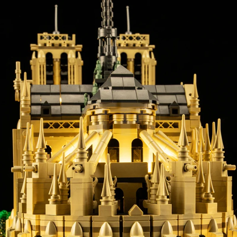 Light kit for LEGO® 21061 Notre-Dame de Paris (Remote Version)