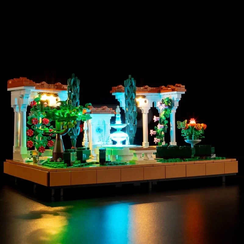 Light kit for LEGO® 10359 Fountain Garden