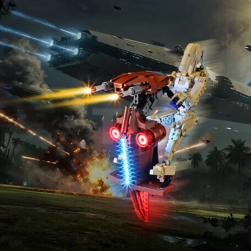 Light kit for LEGO® 75428 Battle Droid with STAP