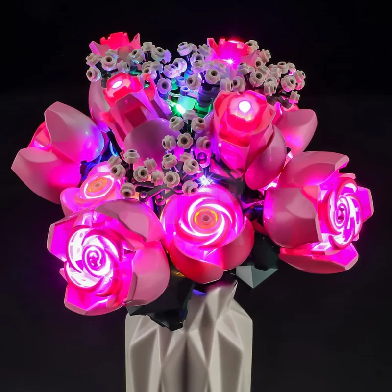 Light kit for LEGO® 10374 Bouquet of Pink Roses