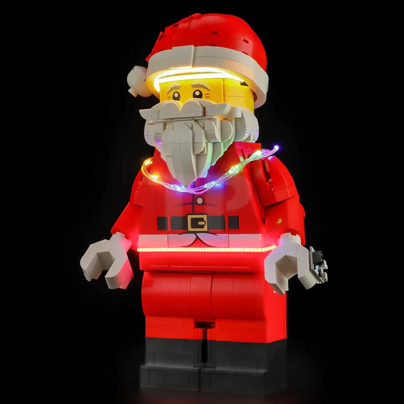 Light kit for LEGO® 40820 Up-Scaled Santa Minifigure