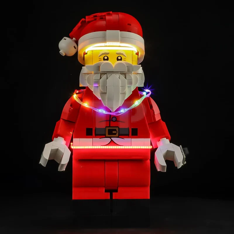 Light kit for LEGO® 40820 Up-Scaled Santa Minifigure