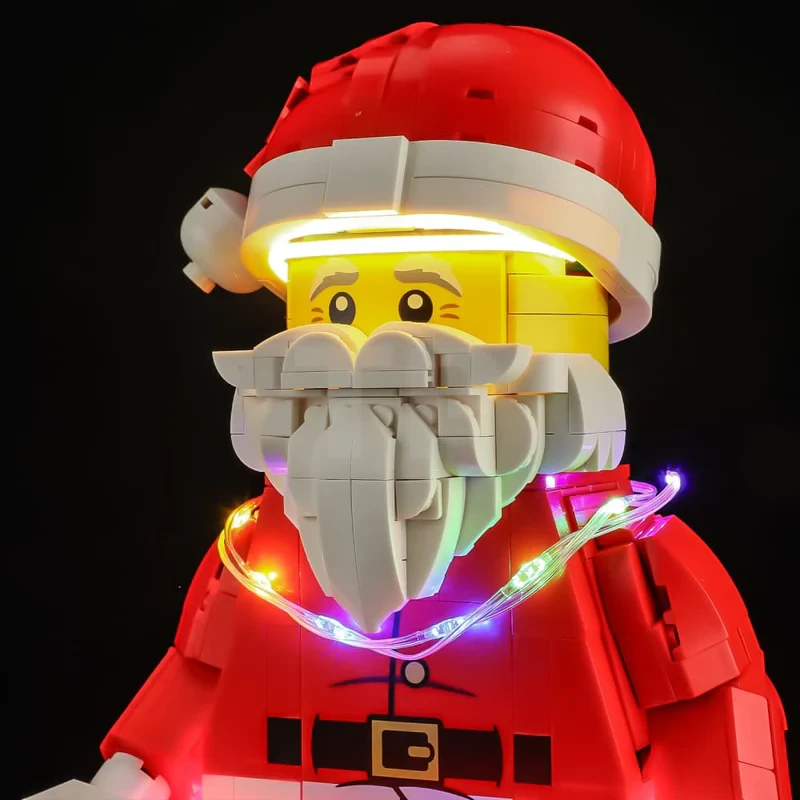 Light kit for LEGO® 40820 Up-Scaled Santa Minifigure